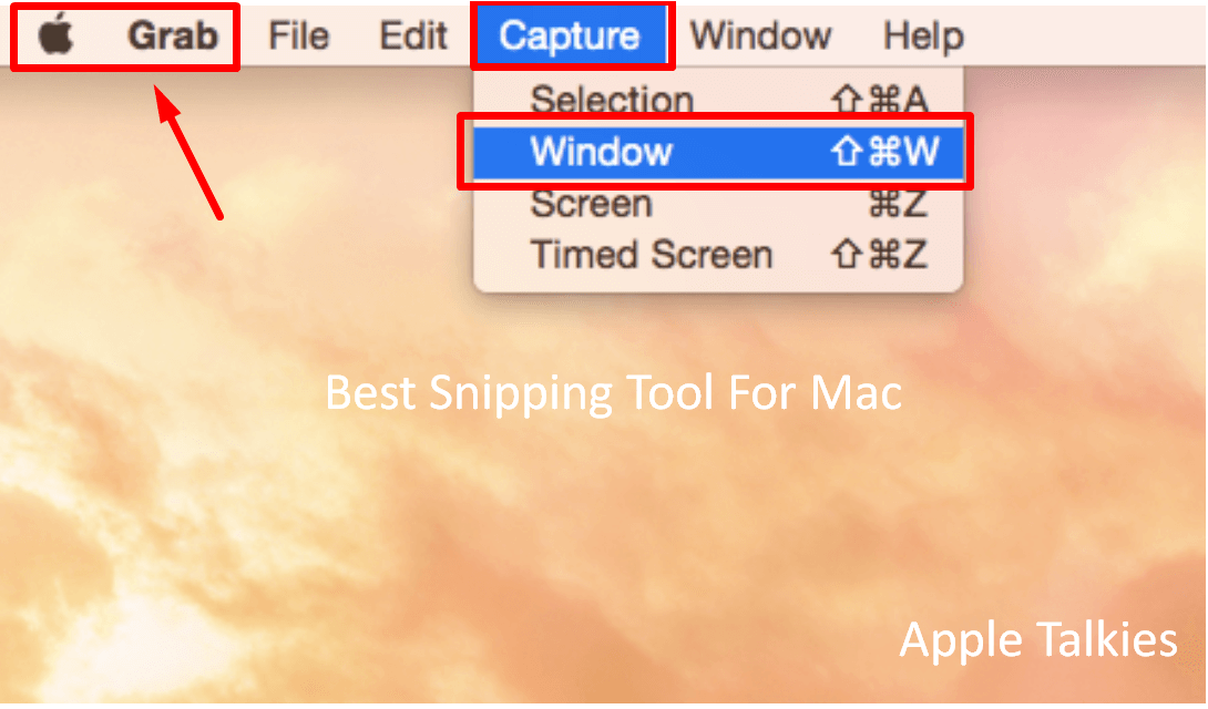 snipping tool for mac grab