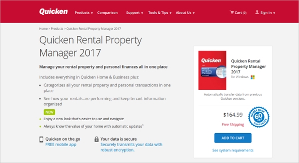 intuit quicken rental property manager for mac